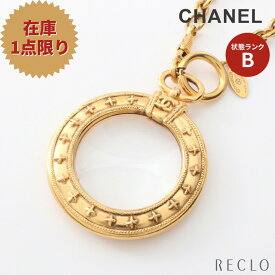 【エントリーでポイント10倍◎対象店舗限定27日1:59迄】シャネル CHANEL ネックレス GP ガラス ゴールド クリア ヴィンテージ 【中古】 送料無料_2406ss_all_acc_0604