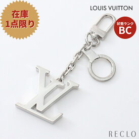 ルイヴィトン LOUIS VUITTON ポルト クレ イニシャル LV バッグチャーム キーホルダー シルバー M65071 【中古】 送料無料 ルイビトン