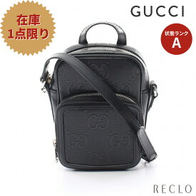 【エントリーでポイント10倍◎店舗限定11日1:59迄】【スーパーSALE限定!!10%OFF以上】グッチ GUCCI GGエンボス ミニバッグ ショルダーバッグ レザー ブラック 2WAY 658553 【中古】 送料無料 美品_2406ss_all_bg_0604