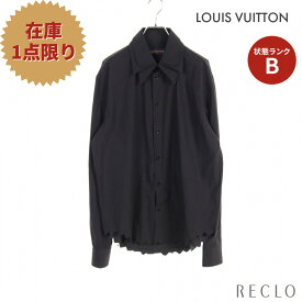 ルイヴィトン LOUIS VUITTON ICONIC COLLARS シャツ コットン ブラック 【中古】 送料無料 ルイビトン