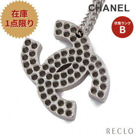 シャネル CHANEL ココマーク ネックレス シルバー 03P 【中古】 送料無料