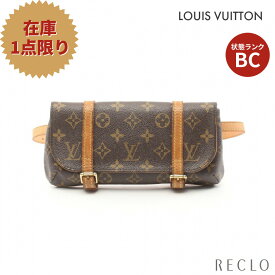 ルイヴィトン LOUIS VUITTON ポシェット マレル モノグラム ボディバッグ ウエストバッグ PVC レザー ブラウン M51159【中古】 送料無料 ルイビトン