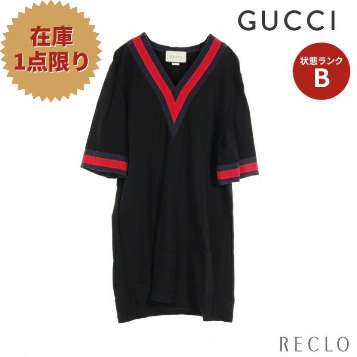 楽天市場】グッチ GUCCI シェリーライン ワンピース Vネック レーヨン 
