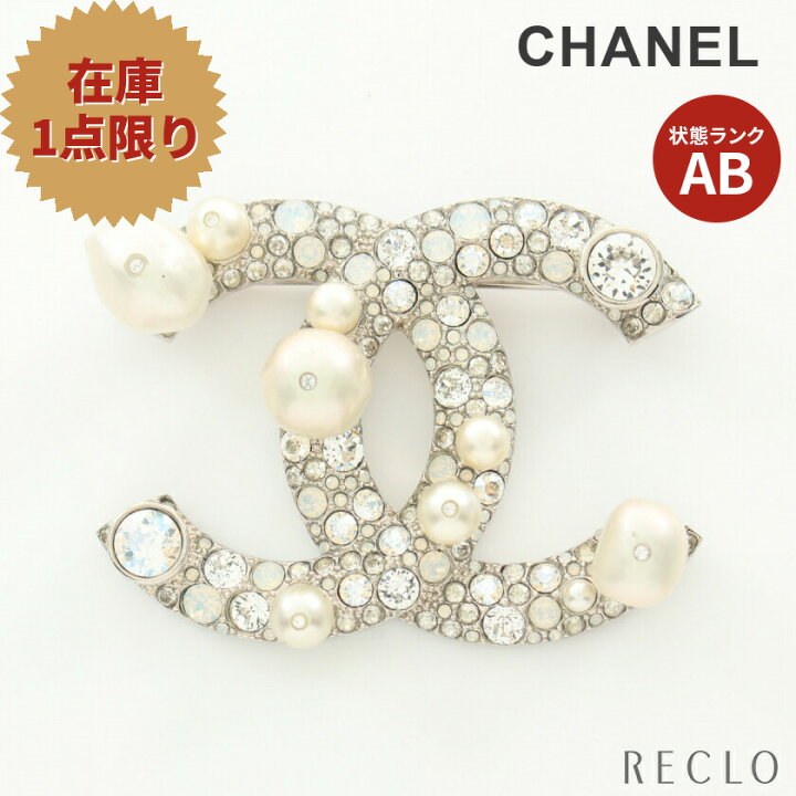 楽天市場】シャネル CHANEL ココマーク ブローチ フェイクパール 