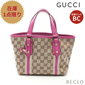 【エントリーでポイント10倍◎店舗限定11日1:59迄】【SALE 10%OFF以上】グッチ GUCCI GGキャンバス ハンドバッグ トートバッグ キャンバス レザー ベージュ パープル 139261【中古】