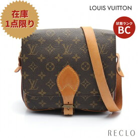 【エントリーでポイント10倍◎対象店舗限定27日1:59迄】ルイヴィトン LOUIS VUITTON カルトシエールMM モノグラム ショルダーバッグ PVC レザー ブラウン M51253【中古】