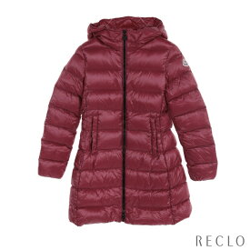 【10周年SALE!!10%OFF以上】モンクレール MONCLER SUYEN スイエン ダウンコート ピンクレッド フード付き キッズ 49391【中古】 送料無料10th_all_2_apa_10th_2