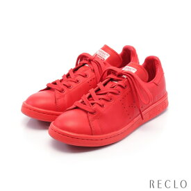 【エントリーでポイント10倍◎対象店舗限定27日1:59迄】アディダス adidas adidas × RAF SIMONS STAN SMITH スタンスミス スニーカー レザー レッド B24050【中古】 送料無料 美品_2406ss_all_sp_0604