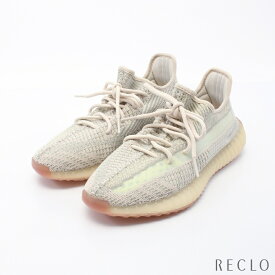 アディダス イージー adidas YEEZY YEEZY BOOST 350 V2 CITRIN イージーブースト シトリン スニーカー ベージュ ライトイエロー マルチカラー FW3042【中古】 送料無料 美品