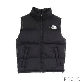 ザノースフェイス THE NORTH FACE NUPTSE VEST ヌプシ ダウンベスト ナイロン ブラック フード付き ND92338【中古】