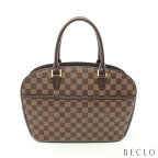 ルイヴィトン LOUIS VUITTON サリア オリゾンタル ダミエエベヌ ハンドバッグ PVC レザー ブラウン N51282【中古】