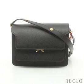 マルニ MARNI TRUNK BAG トランクバッグ ショルダーバッグ レザー ブラック SBMPN09NO1【中古】