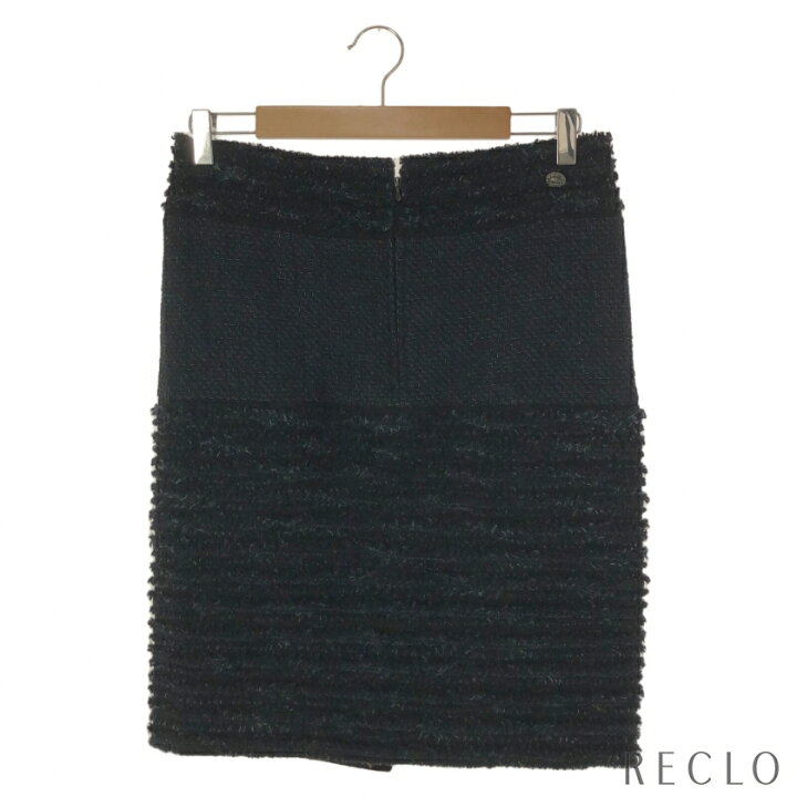 楽天市場】シャネル CHANEL スカート スカート ウール ブラック 【中古 