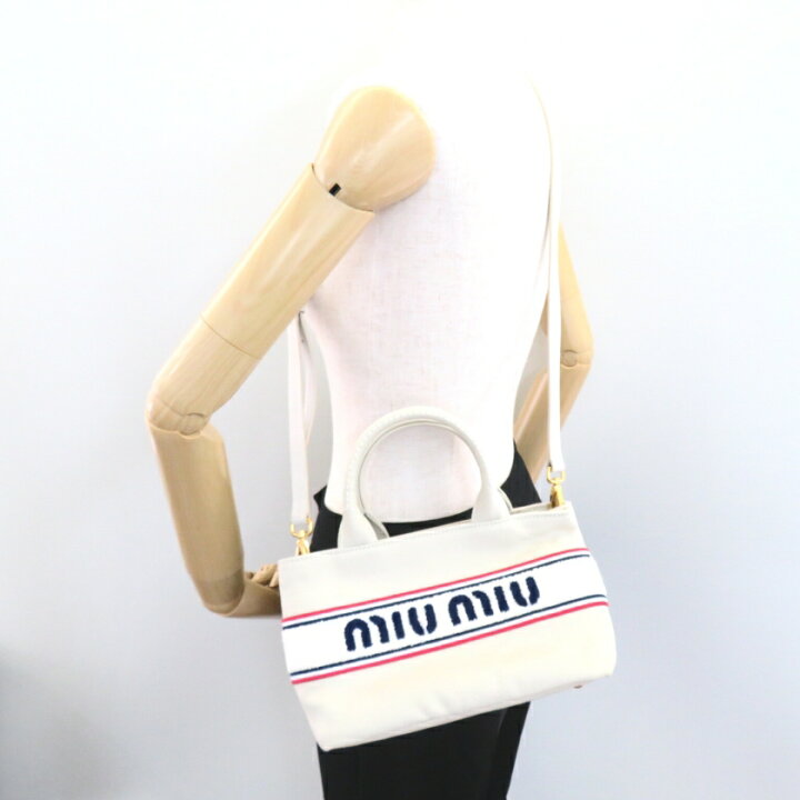 楽天市場】ミュウミュウ miu miu 2wayトート ハンドバッグ トート 