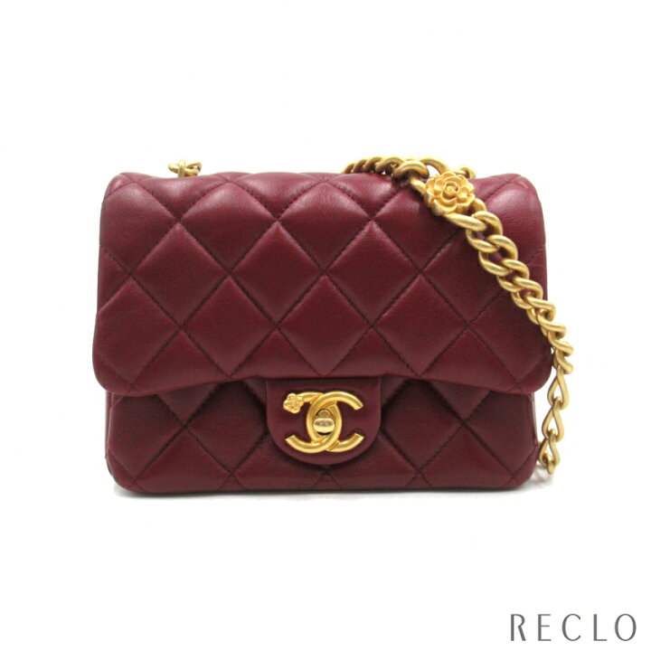 楽天市場】シャネル CHANEL ミニマトラッセ チェーンショルダー 