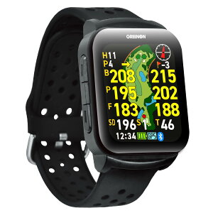 AMOLED�i�L�@EL�j�����׃f�B�X�v���C GreenOn�i�O���[���I���j�U�E�S���t�E�H�b�` GS501 �݂��т�L1S�Ή� THE GOLF WATCH GS501