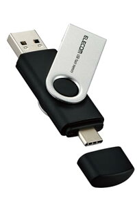 �G���R�� USB������ 256GB ��]�J�o�[ Type-C USBA �Ή� �ő�Ǎ����x100MB MF-TPC3256GBK