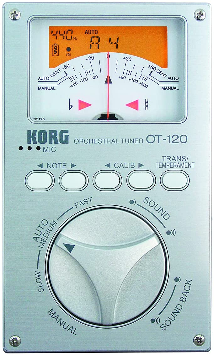 激安格安割引情報満載 日本最大級の品揃え KORG クロマチックチューナー 針式メーター OT-120 吹奏楽 ブラスバンド 100時間連続稼働 オーケストラ ピッチにも対応 どんなコンサート ソフトケース付属