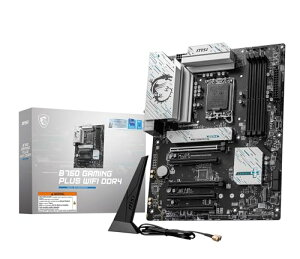 MSI B760 GAMING PLUS WIFI DDR4 Intel��14/13/12���� Core�v���Z�b�T�Ή� ATX �}�U�[�{�[�h MB6563