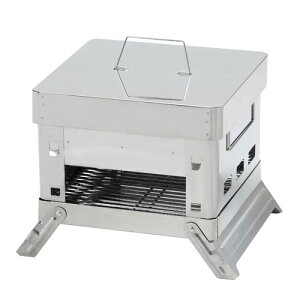 グリーンライフ(GREEN LIFE) 蓋付き折りたたみバーベキューコンロ コンパクト 収納袋付き 4Way OCB-32