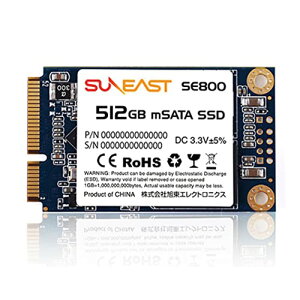 SUNEAST TC[Xg SSD 512GB SSD SE800 mSATA SSD SATA 6Gb/s 3D TLC