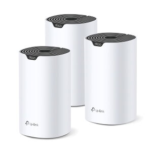 TP-Link ���b�V�� Wi-Fi �V�X�e�� ����LAN AC1900 1300+600Mbps WiFi ���[�^�[ �f���A���o���h ���p�� Deco S7/A 3���j�b�g �z���C�g