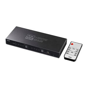 �T�����T�v���C HDMI�}�g���b�N�X�ؑ֊�(4���́E2�o��) 4K�EHDR�E���f�W�^���o�͕t�� SW-HDR42H