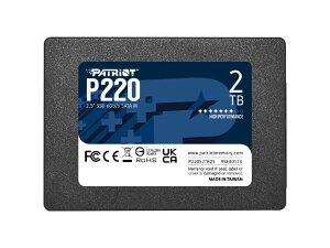 Patriot P220 2TB Internal SSD - SATA 3 2.5 - Solid State Drive - P220S2TB25