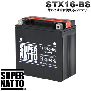 �y�V�i�z�X�[�p�[�i�b�g �o�C�N�o�b�e���[ STX16-BS YTX16-BS�݊� �R�X�p�ŋ��I FTH16-BS YTX20A-BS YTX20CH-BS�݊� (�t����)