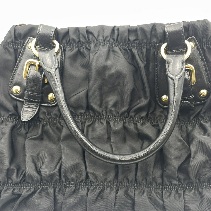 楽天市場】PRADA プラダ テスートギャザー 2WAYトートバッグ BN1792 