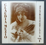 【中古】LP Claudia Muzio Pathe Recordings 1917/8 Volume I GV576 Rubini Records /00260