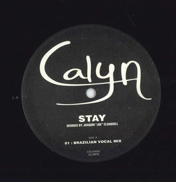 【中古】12” Calyn Tsukishima Stay (Remix) CALYN002 Rhythmedia Tribe /00250