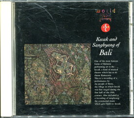 【中古】CD Ganda Sari Kecak &amp; Sanghyang Of Bali KICC5128 Seven Seas /00110