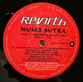 【中古】12” Numb Sutra Beginning Of The End RE001 Revirth /00250