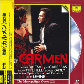 【中古】2discs LASERDISC アグネス・バルツァ, レヴァイン ビゼー:カルメン 歌劇(全曲) POLG9053 POLYDOR /01400