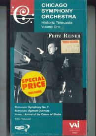 【中古】米VHS Fritz Reiner, Chicago Symphony Orchestra Historic Telecasts, Vol.,1 VAI69601 WARNER 未開封 /00300