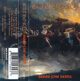 【新品】Cassette Bathory Blood Fire Death BOBV979MC BACK ON BLACK 未開封