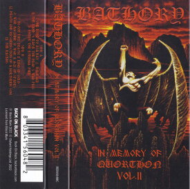 【新品】Cassette Bathory In Memory Of Quorthon Vol 2 BOBV984MC BACK ON BLACK 未開封