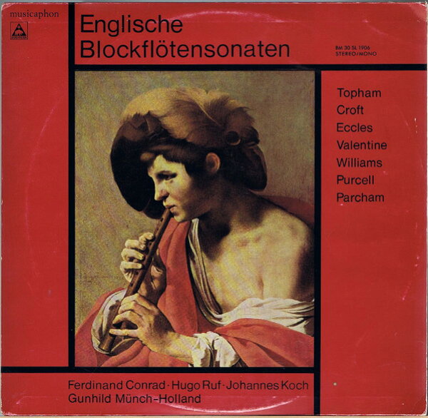【中古】LP Various Englische Blockflotensonaten BM30SL1906 Barenreiter-Musicaph /00260