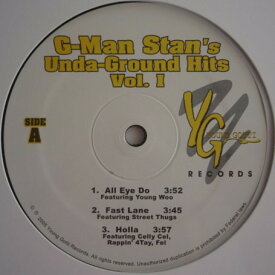 【中古】米12” G-man Stan G-man Stans Unda-ground Hits Vol. 1 YG001 YOUNG GOTTI /00250