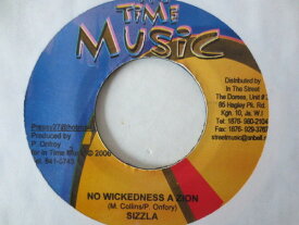 【中古】ジャマイカ7” Sizzla No Wickedness A Zion NONE In Time Music /00080