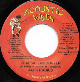 【中古】ジャマイカ7” Jack Radics Classic Encounter NONE Acoustic Vibes /00080