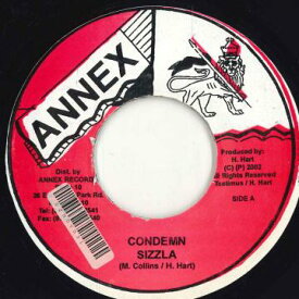【中古】ジャマイカ7” Sizzla Condemn NONE Annex /00080