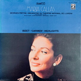 【中古】LP マリア・カラス,ジョルジュ・プレートル,パリ国立歌劇場管弦楽団 ビゼー　歌劇　カルメン　ハイライト EAC70147 ANGEL /00260