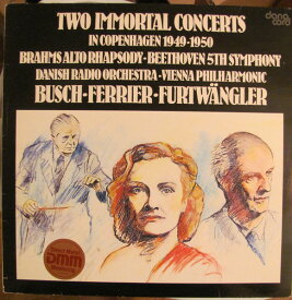 【中古】デンマークLP Danish Radio Orchestra, Vienna Two Immortal Concerts In Copenhagen 1949-1950 (Brah DACO114 Danacord /00260
