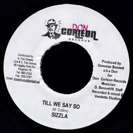 【中古】ジャマイカ7" Sizzla Till We Say So NONE Don Corleon Records /00080