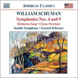 【中古】CD シュウォーツ W. シューマン:交響曲第4番, 第9番/サーカス序曲 8559254 ナクソス・ジャパン（ /00110
