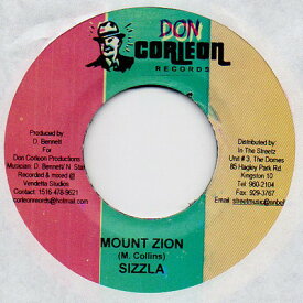 【中古】ジャマイカ7" Sizzla Mount Zion NONE Don Corleon Records /00080
