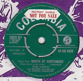 【中古】7インチ Russ Conway Song From North By Northwest 45DB4359 Columbia