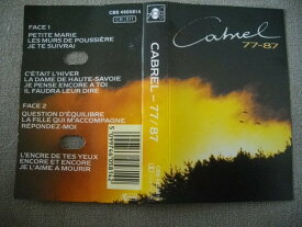 【中古】仏Cassette Francis Cabrel 77-87 CBS4605814 CBS /00110